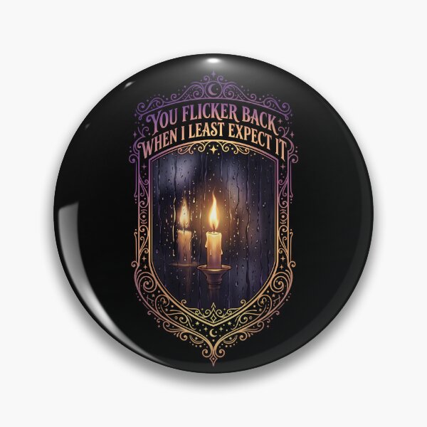 Item preview, You Flicker Back When I Least Expect It - Rainy Window Candle Design designed and sold by KansydMerch.