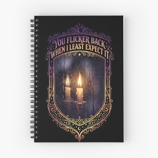 Item preview, You Flicker Back When I Least Expect It - Rainy Window Candle Design designed and sold by KansydMerch.