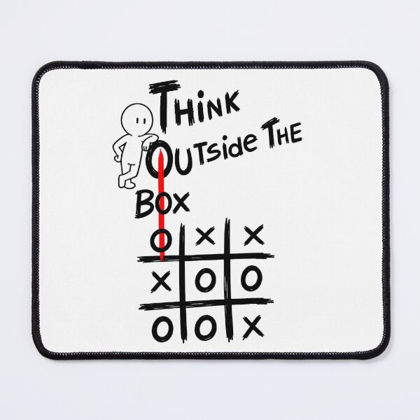 Item preview, Zero Mindset #012 – Think Outside the Box | Creative Mindset Design designed and sold by RestartFromZero.