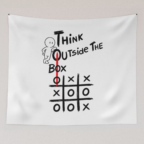 Item preview, Zero Mindset #012 – Think Outside the Box | Creative Mindset Design designed and sold by RestartFromZero.