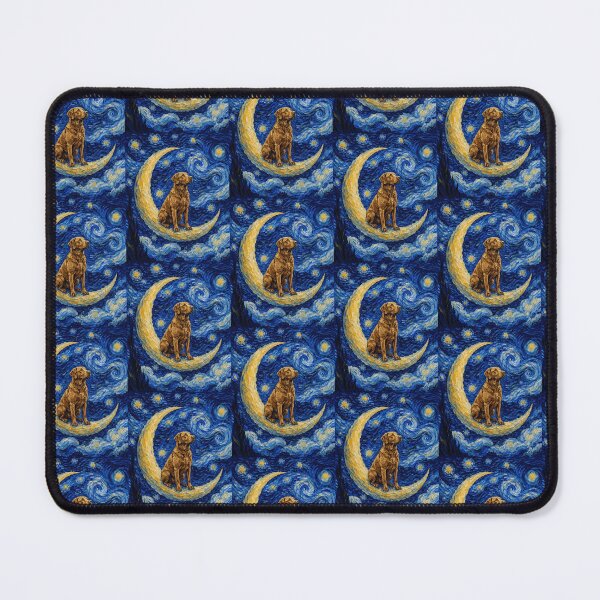 Item preview, Funny Chesapeake Bay Retriever Starry Night Painting Cute Moon Stars Mom Dad Kids designed and sold by FurryHavenPH.