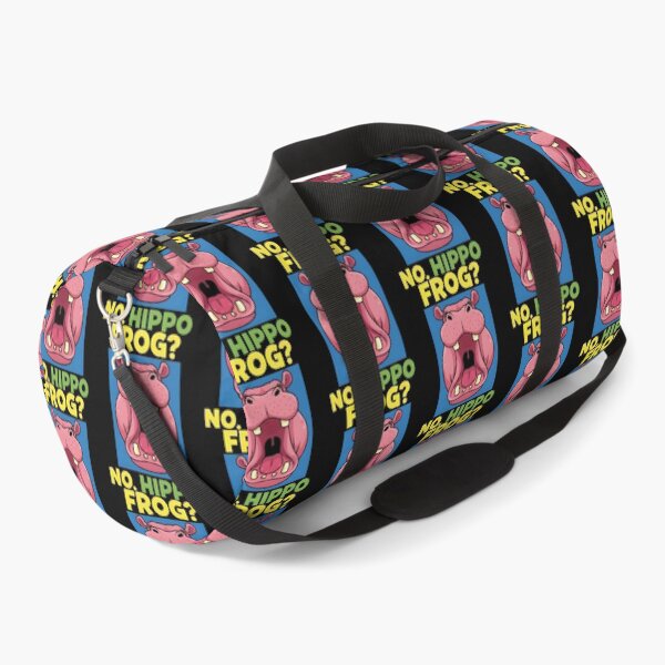 Item preview, FROG NO. HIPPO Text with Pink Hippo designed and sold by IWall860.