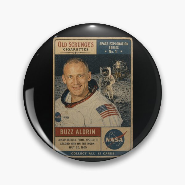 Item preview, Buzz Aldrin - Trading Card designed and sold by halibutgoatramb.