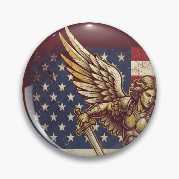 Item preview, St Michael the Archangel Angel Catholic Saint United designed and sold by leslygelbq.