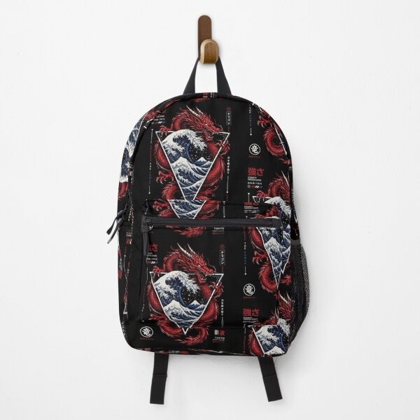 Item preview, Japanese Dragon Great Wave Aesthetic Art designed and sold by Bhinfy.