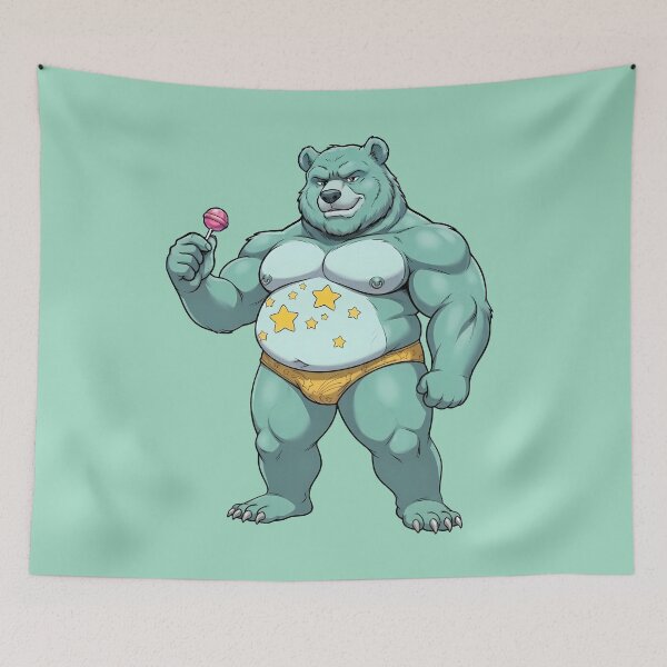 Item preview, Cute Bear Light Blue designed and sold by TheBearthquake.