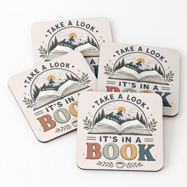 Item preview, Take a Look it's in a Book, Book, Reading, Reading Book, Book Gift, Book Lover, Funny Book, Reading Rainbow designed and sold by Quiajia.