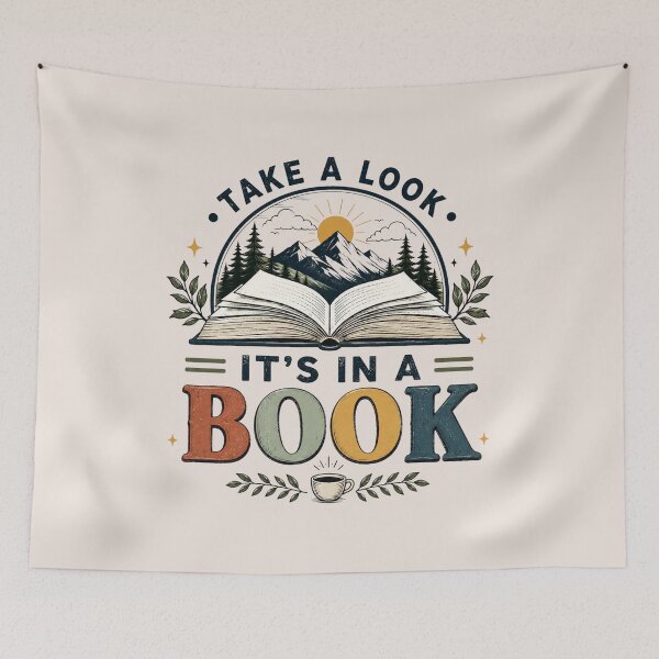 Item preview, Take a Look it's in a Book, Book, Reading, Reading Book, Book Gift, Book Lover, Funny Book, Reading Rainbow designed and sold by Quiajia.