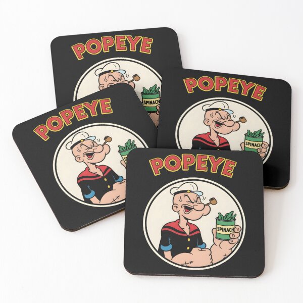 Item preview, Popeye With Spinach Can Retro Circle designed and sold by IWall860.