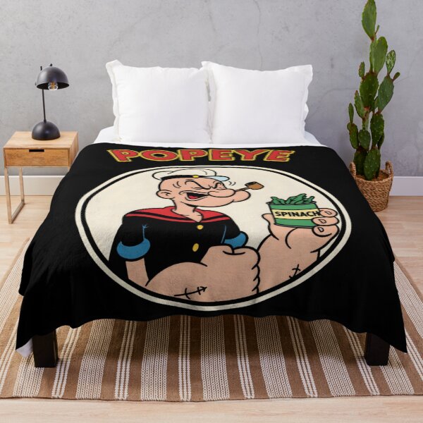 Item preview, Popeye With Spinach Can Retro Circle designed and sold by IWall860.