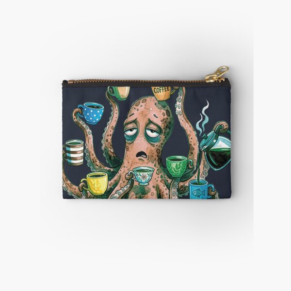 Item preview, Socially Exhausted Kraken Watercolor designed and sold by chriswo-design.