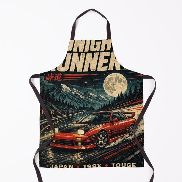 Item preview, Midnight Runner – 90s JDM Retro Racing Touge Japanese Streetwear designed and sold by HAFIZ-DP.