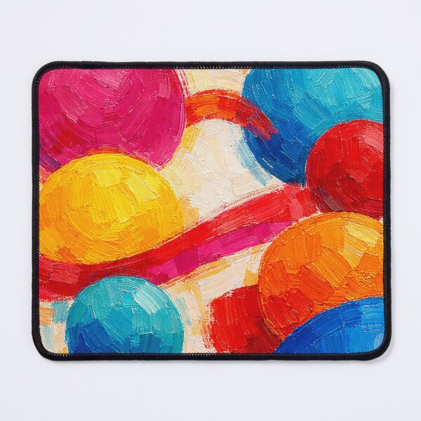 Item preview, Chromatic Roundness – Textured Abstraction designed and sold by Art70shop.