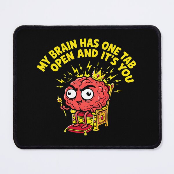 Item preview, My Brain Has One Tab Open And It's You 2 - Overthinker Comic Design designed and sold by KansydMerch.