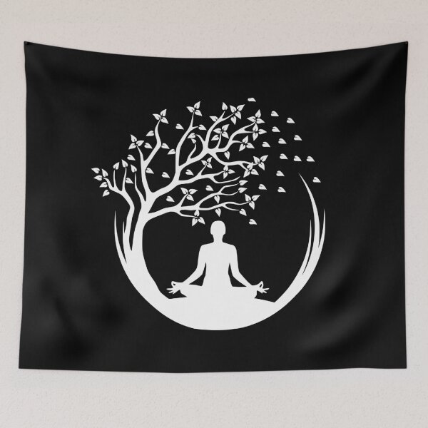 Item preview, Tree of Life Meditation: Zen Silhouette designed and sold by Shopeon Designs.