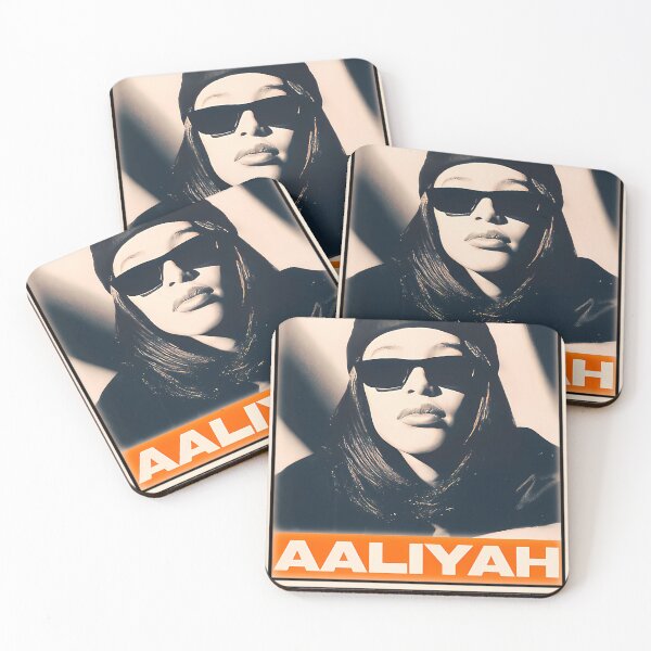 Item preview, Aaliyah Vintage Monochrome #5732 designed and sold by jakkarin123.