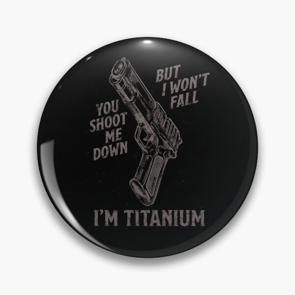 Item preview, I Wont Fall Im Titanium Typographic Lyric Art designed and sold by mazyoy.