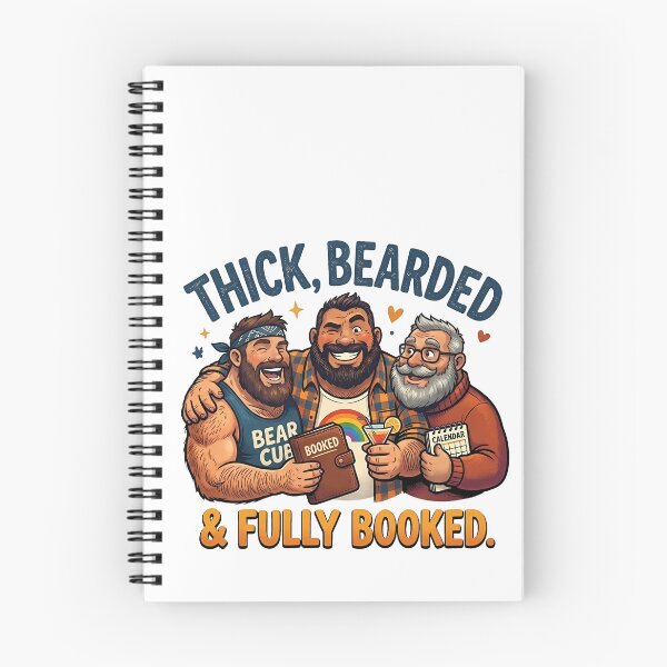 Item preview, Thick, Bearded & Fully Booked. designed and sold by TheBearthquake.