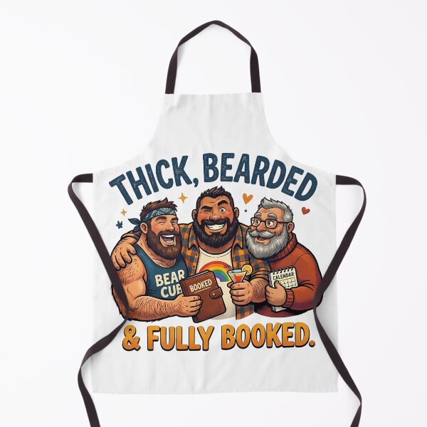 Item preview, Thick, Bearded & Fully Booked. designed and sold by TheBearthquake.