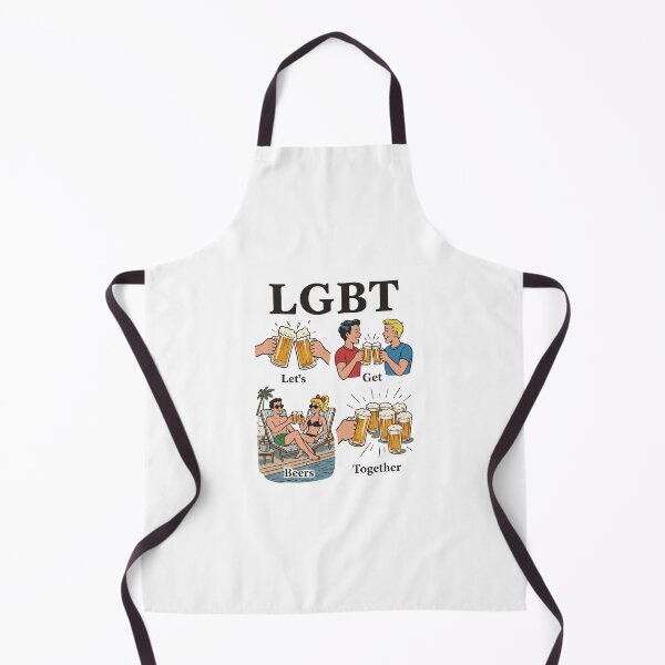 Item preview, LGBT Let's Get Beers Together Funny Beer Drinking designed and sold by nryum.
