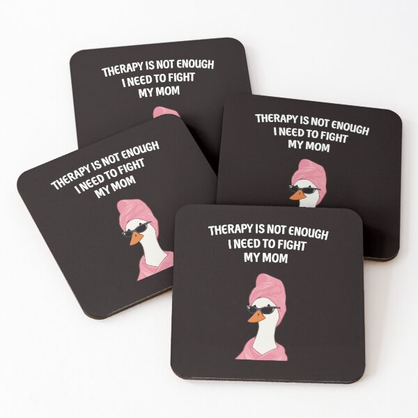 Item preview, I Need To Fight My Mom Therapy Funny Silly Goose designed and sold by ImeldaSparks.