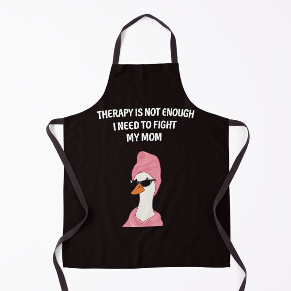 Item preview, I Need To Fight My Mom Therapy Funny Silly Goose designed and sold by ImeldaSparks.