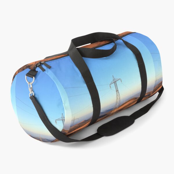 Item preview, Electricity Pylon Across Rolling Hills Under a Clear Blue Sky designed and sold by Pylon-Bureau.