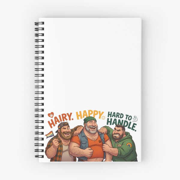 Item preview, Hairy, Happy, Hard to Handle. designed and sold by TheBearthquake.