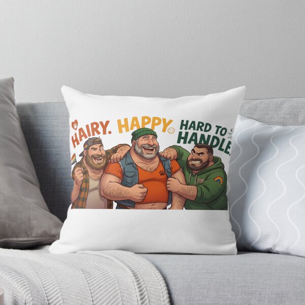 Item preview, Hairy, Happy, Hard to Handle. designed and sold by TheBearthquake.