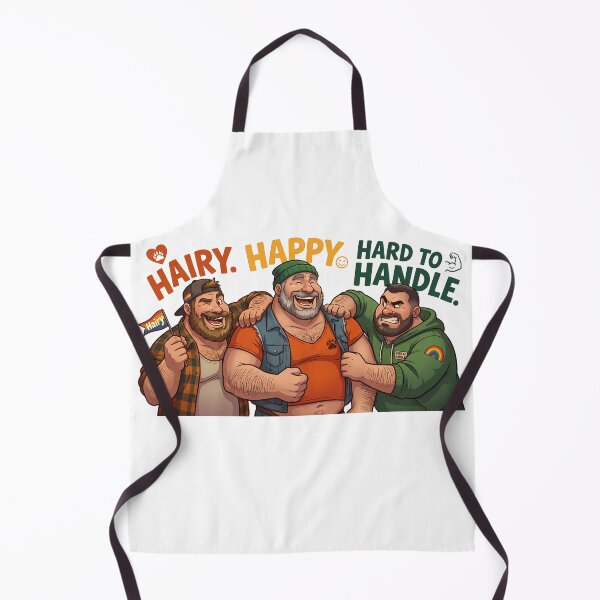 Item preview, Hairy, Happy, Hard to Handle. designed and sold by TheBearthquake.