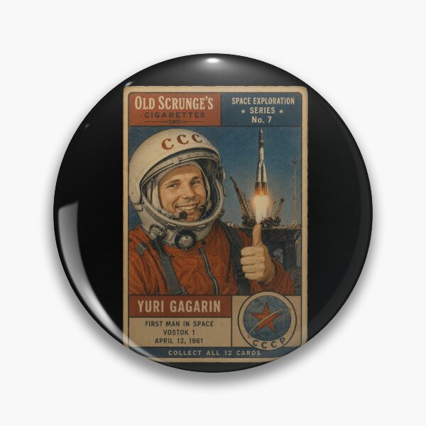 Item preview, Yuri Gagarin - Trading Card designed and sold by halibutgoatramb.