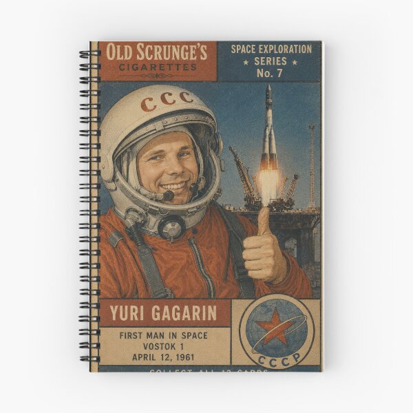 Item preview, Yuri Gagarin - Trading Card designed and sold by halibutgoatramb.