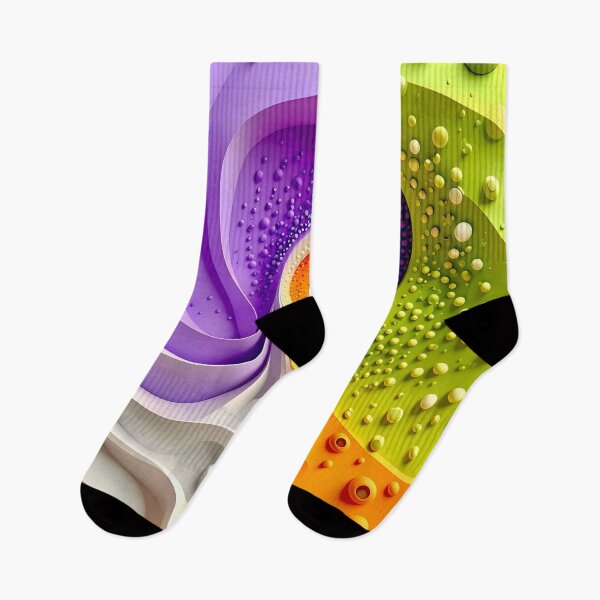 Item preview, Colorful Abstract Spiral Pattern in Purple Orange Green designed and sold by Vicky Brago-Mitchell®.