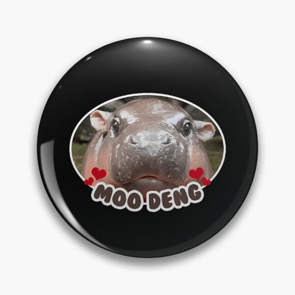 Item preview, Moo Deng Baby Pygmy Hippo designed and sold by GerardoJerde.