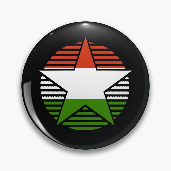 Item preview, Retro Hungary Flag Star HU designed and sold by shitpostee.