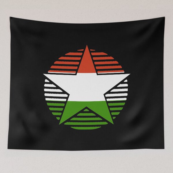 Item preview, Retro Hungary Flag Star HU designed and sold by shitpostee.
