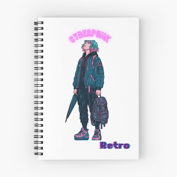 Item preview, Cyberpunk Neo Tokyo Rain - Retro 90s Anime Girl designed and sold by Aesthetic Arc Designs.