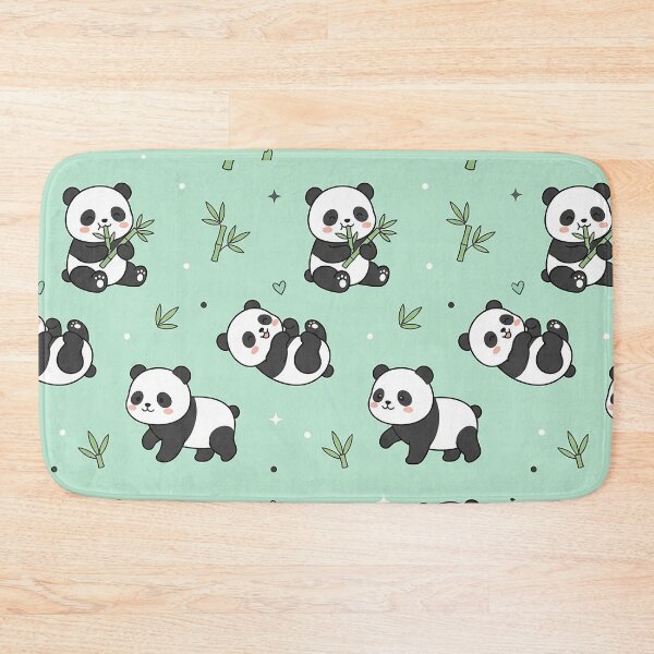 Item preview, Kawaii Black and White Panda Seamless Pattern Design by MNS designed and sold by ashenlocs.