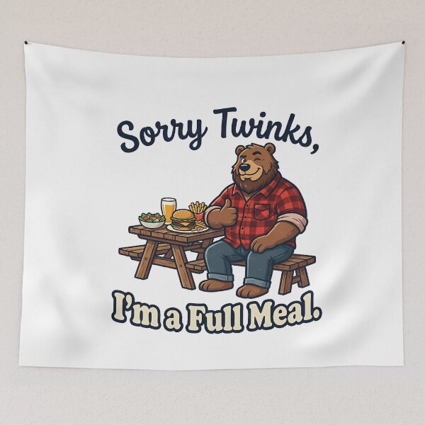 Item preview, Sorry twinks, I'm a Full Meal. designed and sold by TheBearthquake.