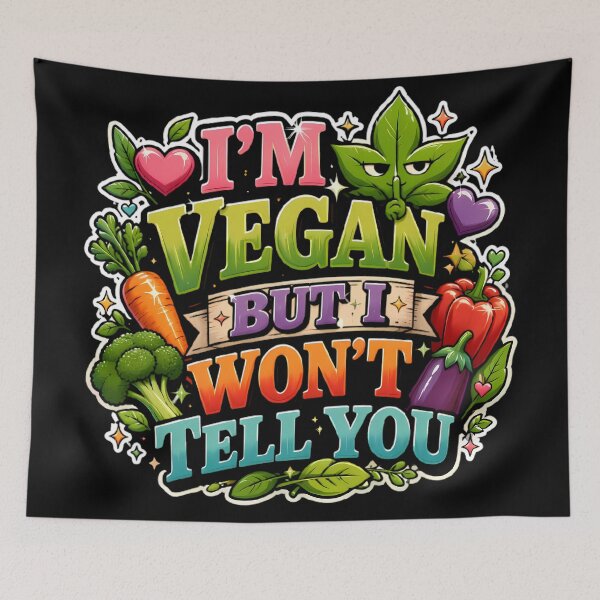 Item preview, I'm Vegan But I Won't Tell You designed and sold by Jasardpu.