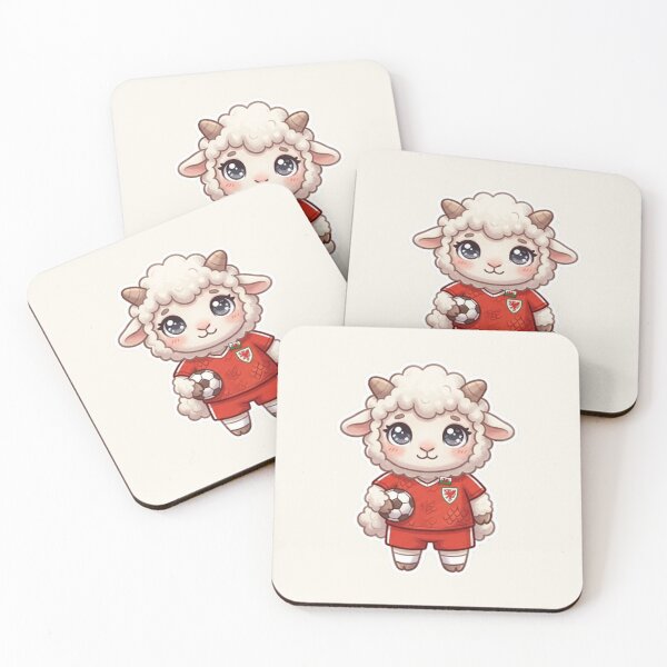 Item preview, Football Sheep – Welsh Sticker designed and sold by Cerys-GS.