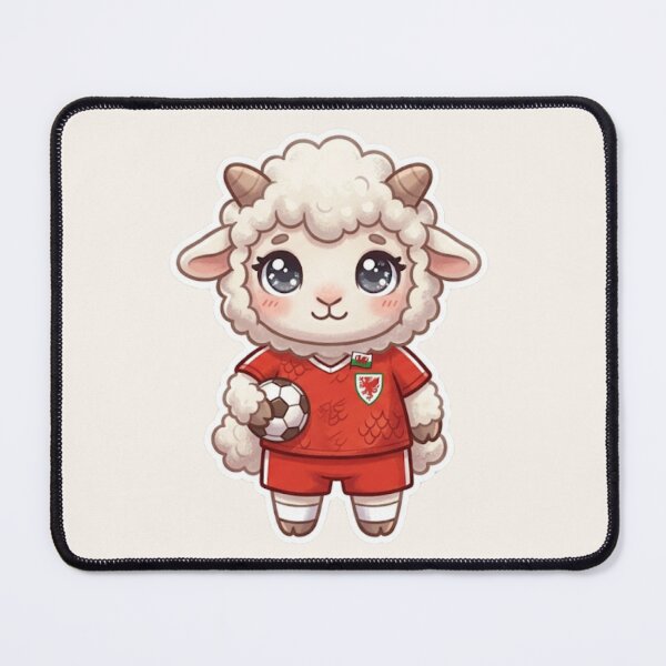 Item preview, Football Sheep – Welsh Sticker designed and sold by Cerys-GS.