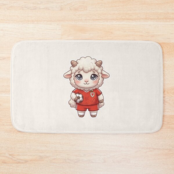 Item preview, Football Sheep – Welsh Sticker designed and sold by Cerys-GS.
