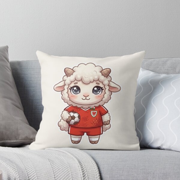 Item preview, Football Sheep – Welsh Sticker designed and sold by Cerys-GS.