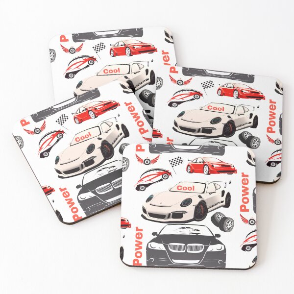 Item preview, JDM Euro Sports Cars Power Racing Sticker Pack T-Shirt designed and sold by Funnygiftsstudio .