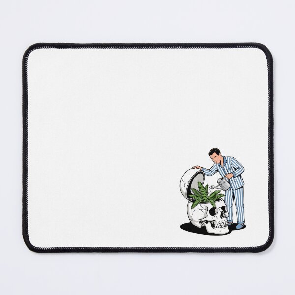 Item preview, Man In Pajamas Watering Fern Inside Skull designed and sold by Rare By Hero.