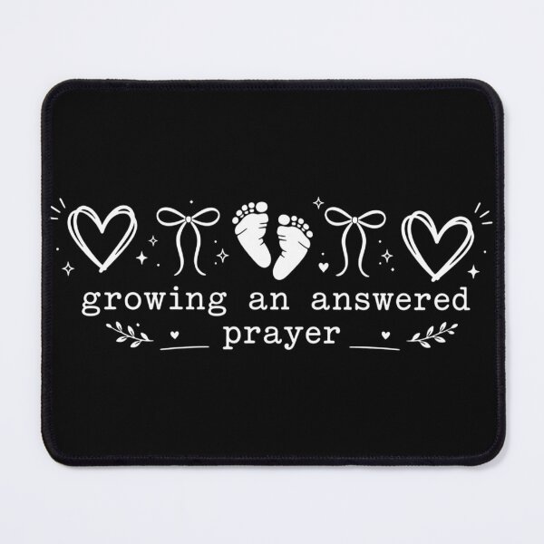 Item preview, Growing An Answered Prayer Christian Mom, Coquette Pregnancy Reveal, Announcement Mom To Be, Baby Shower Gift designed and sold by Quiajia.