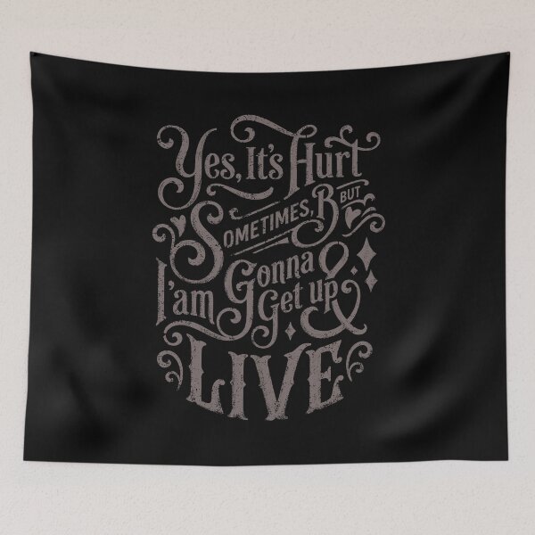Item preview, Its Hard Sometimes, But Im Gonna Get Up N Live designed and sold by mazyoy.