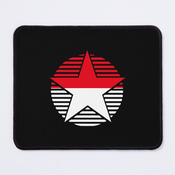 Item preview, Retro Indonesia Flag Star ID designed and sold by shitpostee.