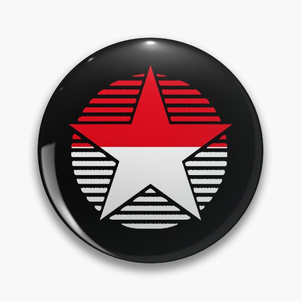 Item preview, Retro Indonesia Flag Star ID designed and sold by shitpostee.